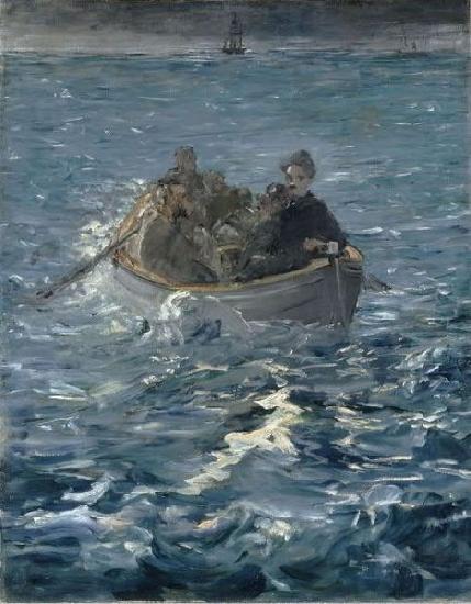 Edouard Manet L'Evasion de Rochefort oil painting picture